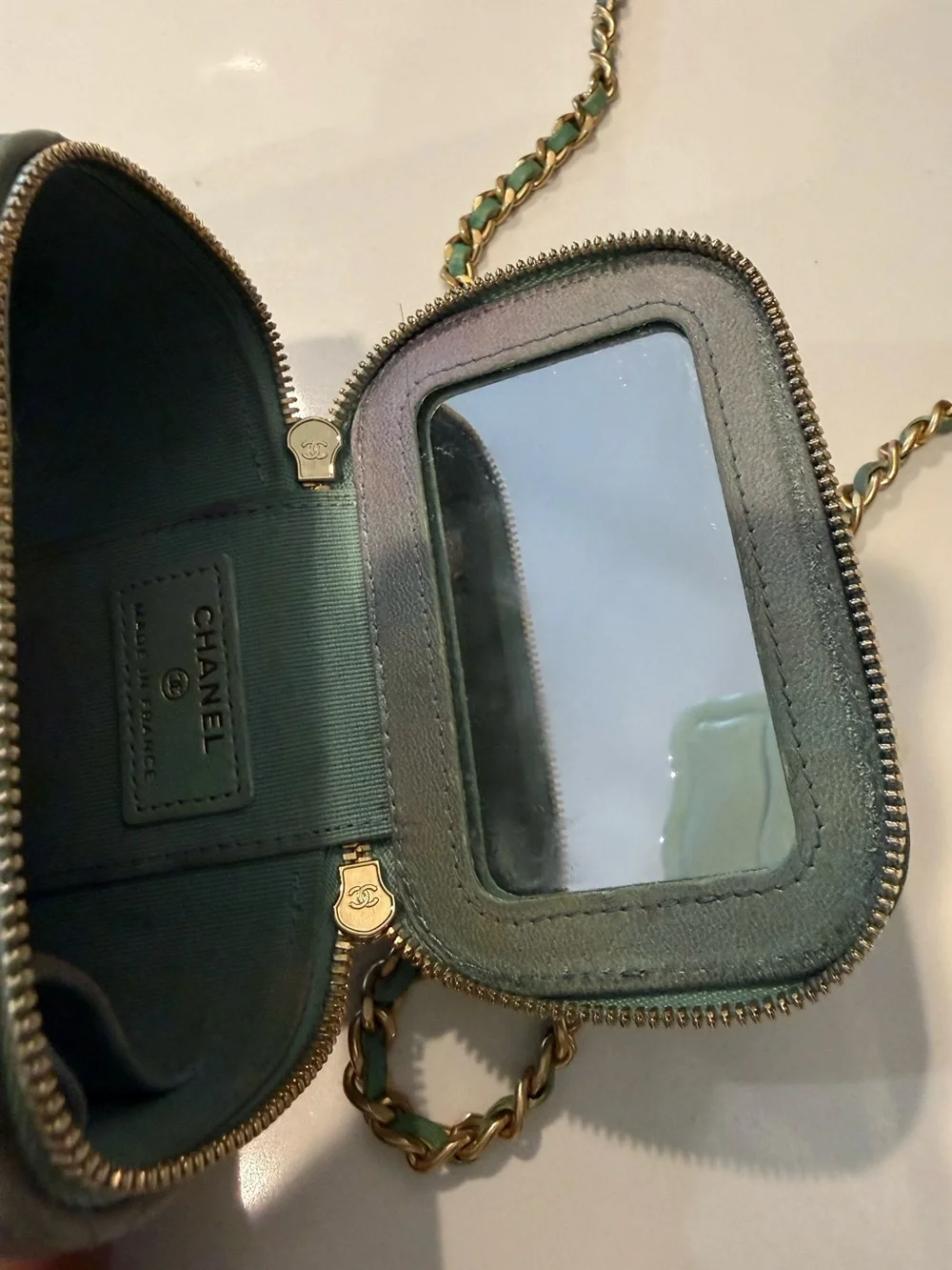 Chanel Green/Gray Vanity